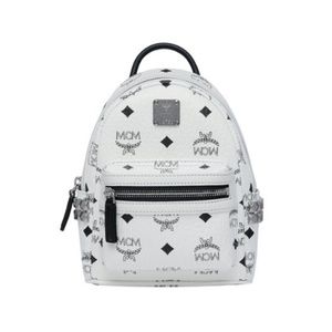 MCM Mini White Backpack